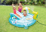 Gator Kids Water Play Center – Blow Up Kiddie Pool Set - Intex Gator Play Center - Inflatables Canada Recreational Products