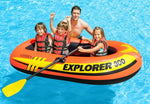 3-Person Rowboat | Intex Explorer 300 Inflatable Family Swimming Pool Boat - Inflatables Canada Recreational Products
