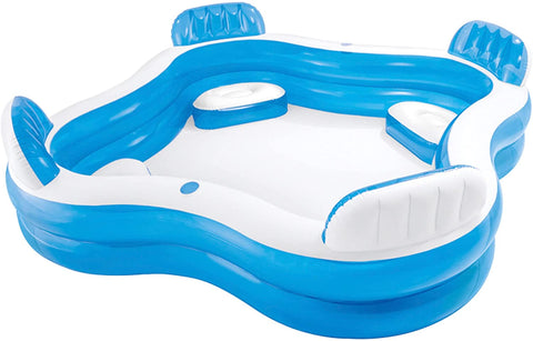 Kiddie Inflatable Pools - Intex Swim Center Family Lounge Inflatable Pool - Inflatables Canada Recreational Products
