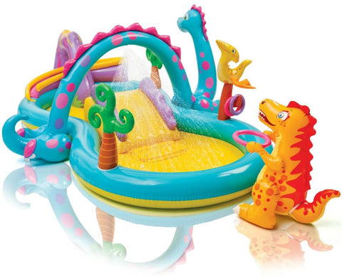 Dinoland Kids Pool Play Center | Dinosaur Blow Up Kiddie Pools - Inflatables Canada Recreational Products