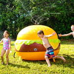 Giant Cheeseburger Kids Sprinkler | BigMouth Inc. Kids Blow Up Sprinkler - Inflatables Canada Recreational Products