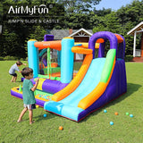 Bouncy House with Slide | AirMyFun Outdoor Inflatable Play House - Inflatables Canada Recreational Products