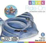 Stingray Swimming Pool Floatie – Blow Up Kids Pool Float - Intex Stingray Ride-On - Inflatables Canada Recreational Products